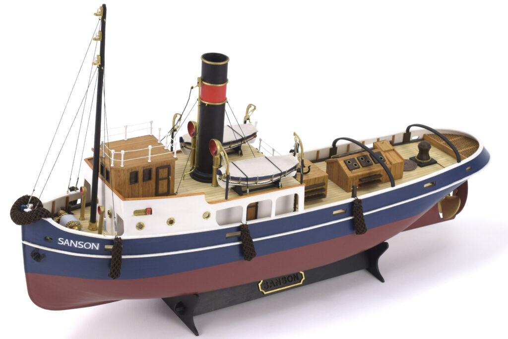 R/C Tugboat Model Sanson: Suitable for Navigation and Lighting