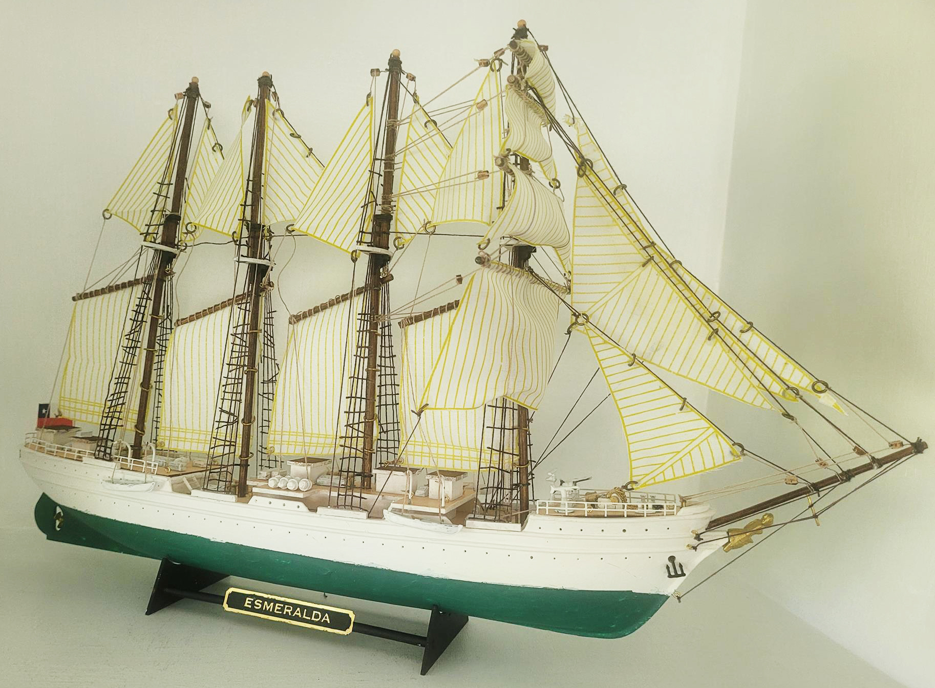 Model Ship Elcano / Esmeralda Built by our modeling friend Girish Khandagale.