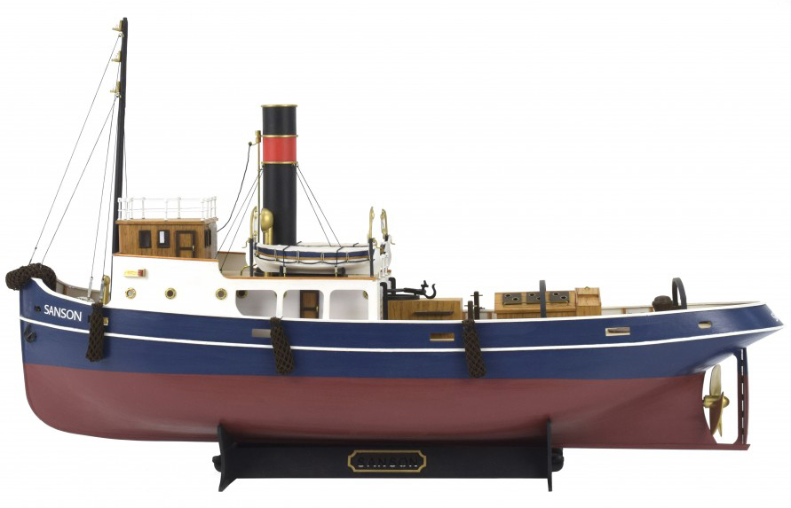 Wooden Model Ship Kit R/C Suitable Tugboat Sanson (20415) by Artesanía Latina.
