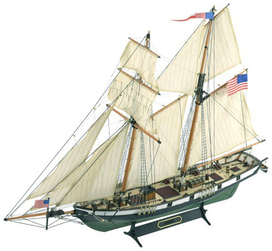Wooden Model Ship Kit American Schooner Harvey (22416) by Artesanía Latina.