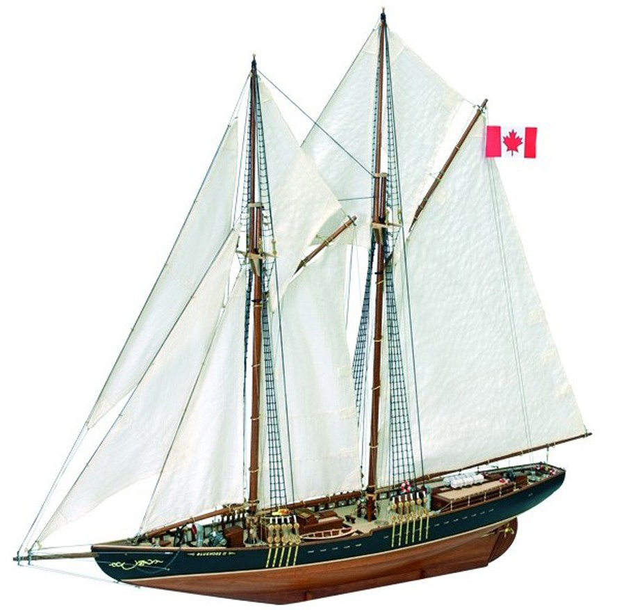 Wooden Model Ship Kit Canadian Schooner Bluenose II (22453) by Artesanía Latina.