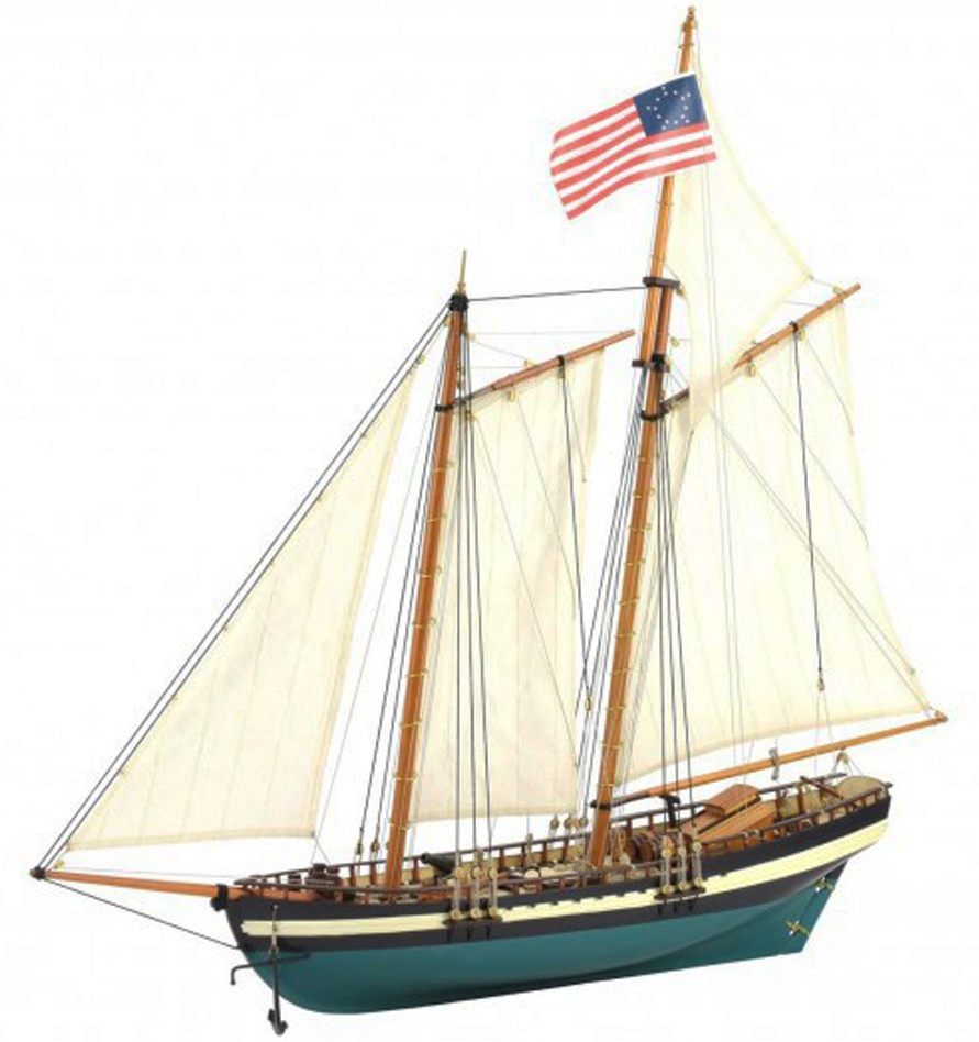 Wooden Model Ship Kit American Schooner Virginia (22115) by Artesanía Latina.