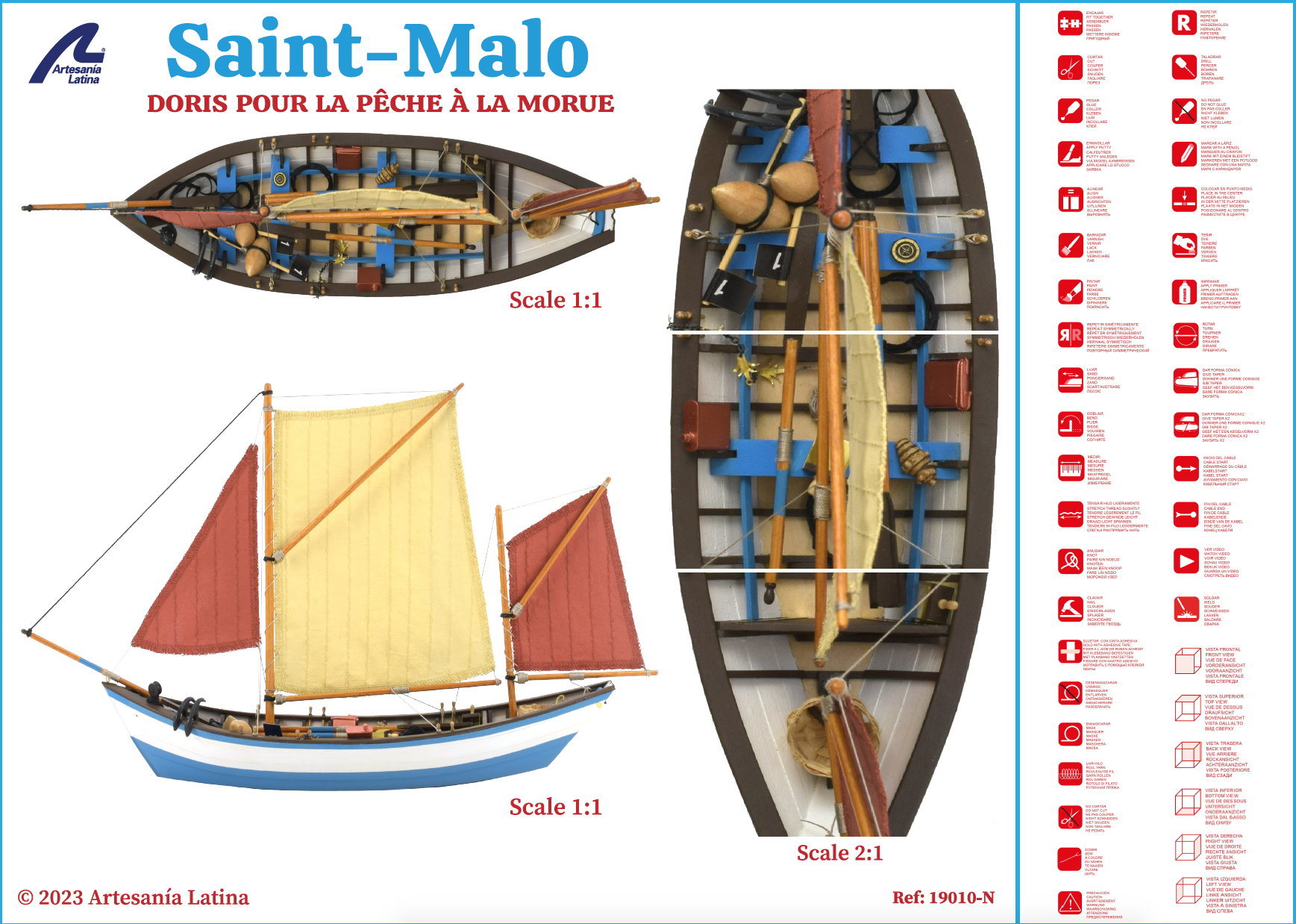 Our 1/20 Saint Malo AL19010 Artesania Latina