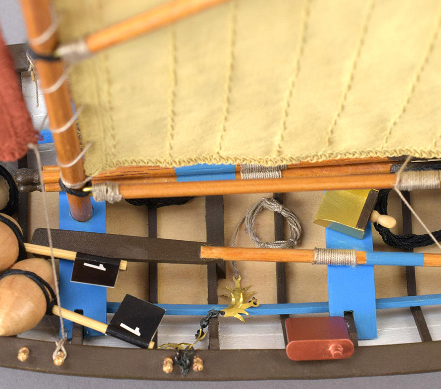 Saint Malo Model Ship. French Fishing Boat of the Doris Class at 1:20 Échelle (19010-N) made by Artesanía Latina.