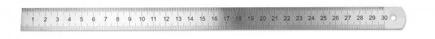 Modeling Tools to Mesure: 300 mm Stainless Steel Ruler (27070) by Artesanía Latina.