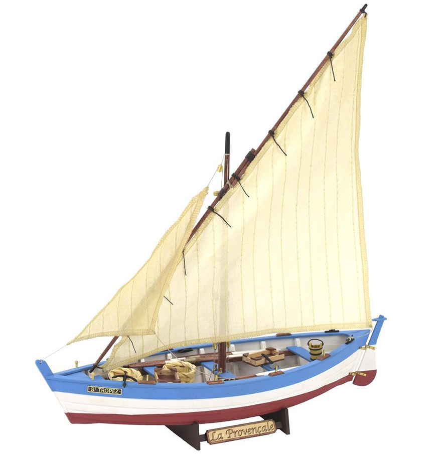 Fishing Boat Model Provençale at 1:20 Scale (19017-N) made by Artesanía Latina.
