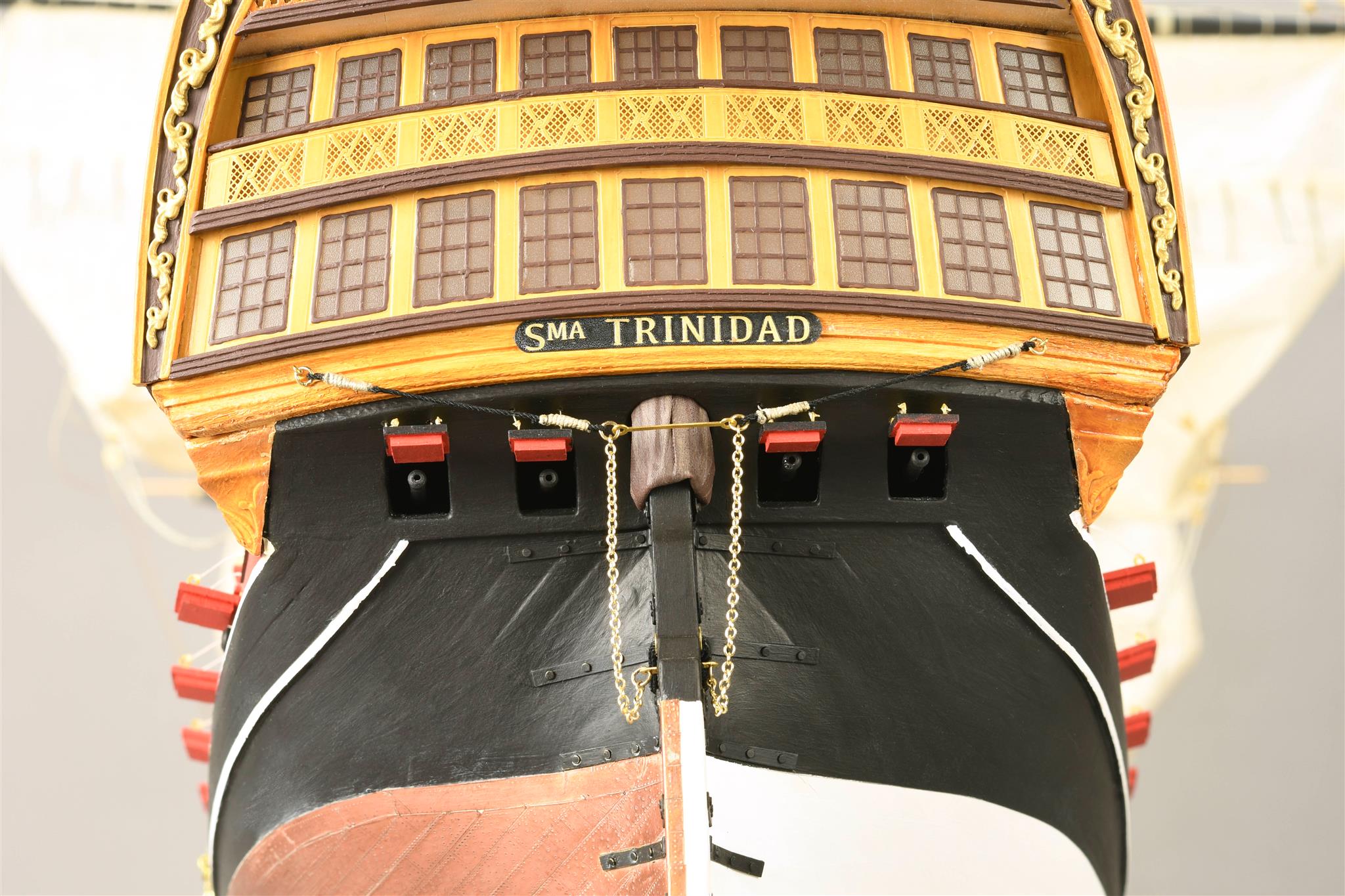Model Ship Santisima Trinidad in Wood Trafalgar 1805 Edition at 1:84 Scale (22901) by Artesanía Latina.