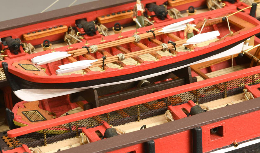 Model Ship Santisima Trinidad: 1/84 Wooden Modeling Kit for Experts