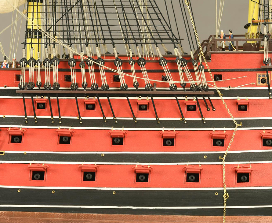 Modelo Naval Santísima Trinidad en Madera a Escala 1/84 Edición Trafalgar 1805 (22901) de Artesanía Latina.