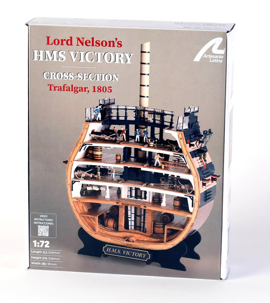 Maqueta Navío HMS Victory Sección en Madera (20500) de Artesanía Latina.