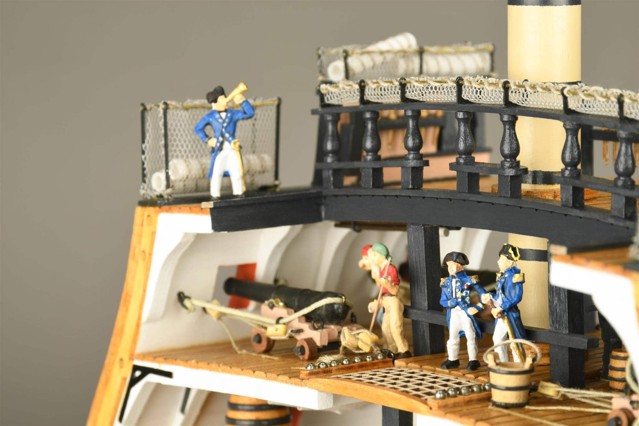 HMS Victory Model Ship Cross-Section in Wood (20500) by Artesanía Latina.