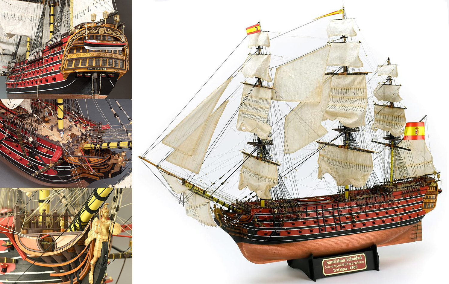 Naval Modeling for Experts. Wooden Ship Model Santísima Trinidad (22901) by Artesanía Latina.