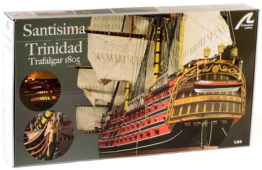 Maquetas Black Friday 2023. Kit de Modelsmo Navío de Línea Santísima Trinidad (22901) de Artesanía Latina.