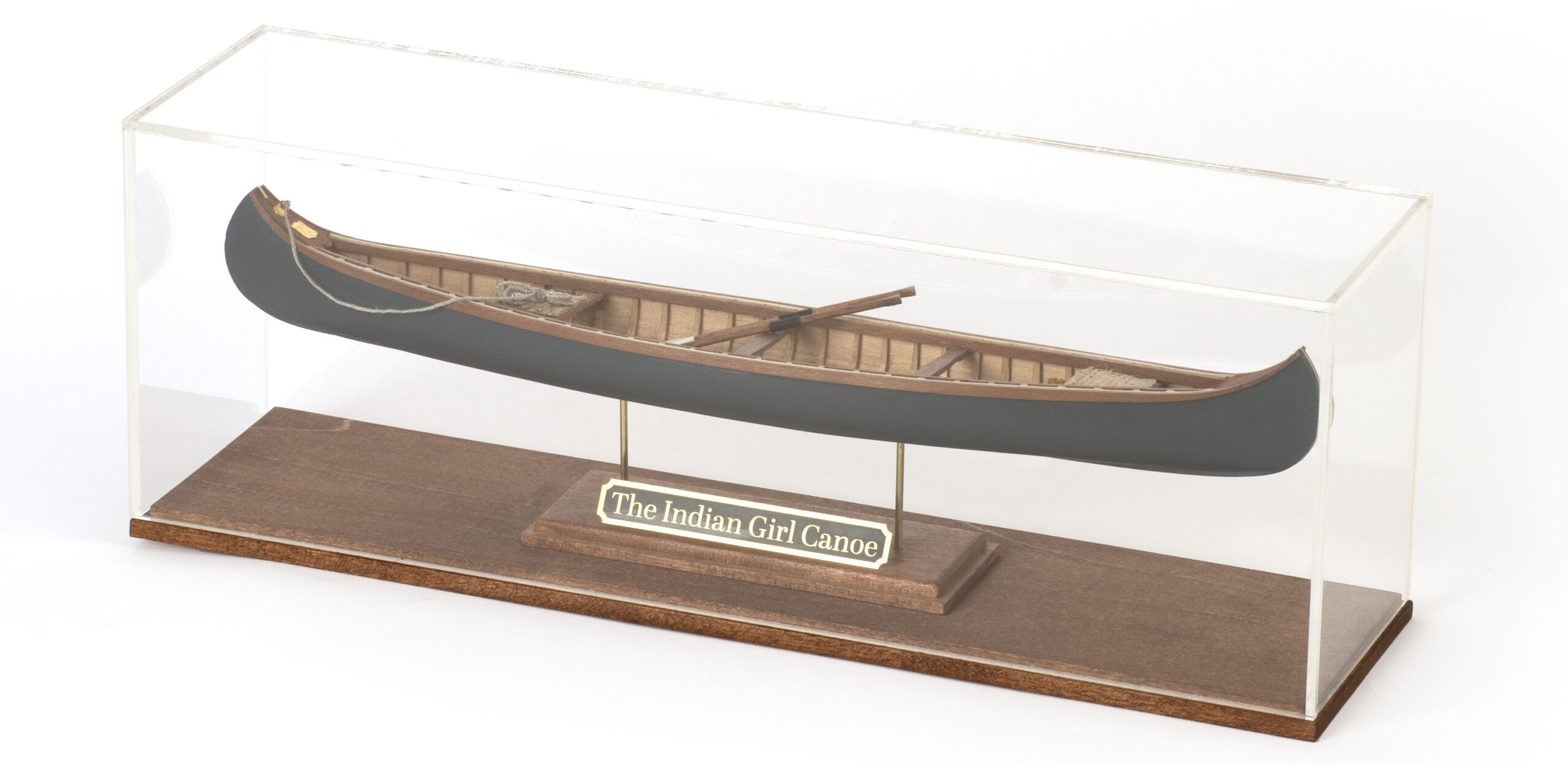 Urna de Metacrilato 3mm Grosor para Maqueta Indian Girl Canoe (19000-AS) de Artesanía Latina.