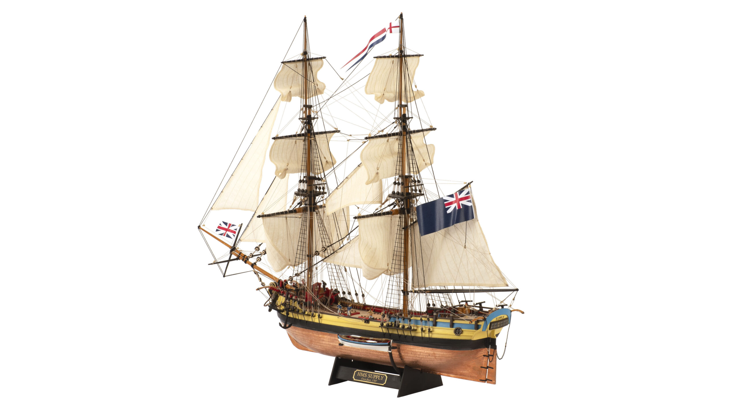 HMS Supply Model Ship Kit in Wood, First Fleet Edition 1787 (22420) by Artesanía Latina.
