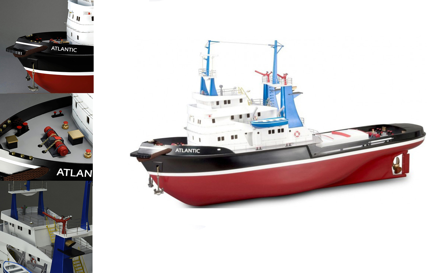 Ship Models Intermediate Level: Tugboat Atlantic (20210) by Artesanía Latina.