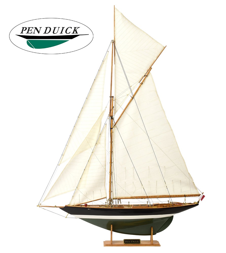 Pen Duick Sailboat Model Kit (22418N) at 1:28 scale by Artesanía Latina.