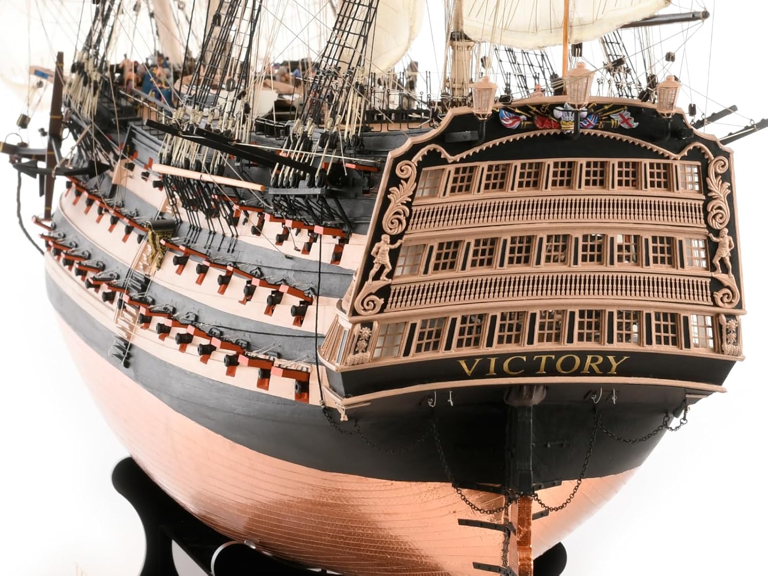 HMS Victory Modeling Kit Trafalgar 1805 Edition at 1:84 Scale (22900-OP) by Artesanía Latina.