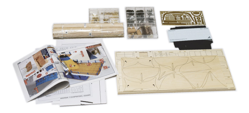 Maqueta Barco Bonitero Mar Cantábrico Marina II (20506) de Artesanía Latina.