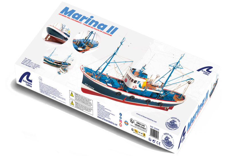 Maqueta Barco Bonitero Mar Cantábrico Marina II (20506) de Artesanía Latina.