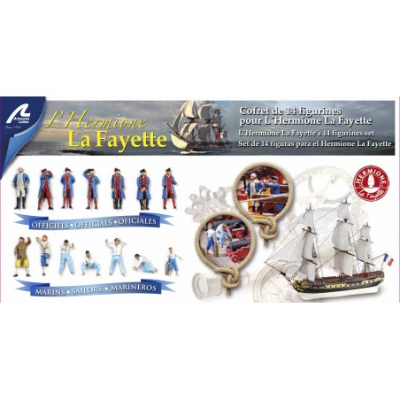 Set de 14 Figuras en Metal para Hermione La Fayette