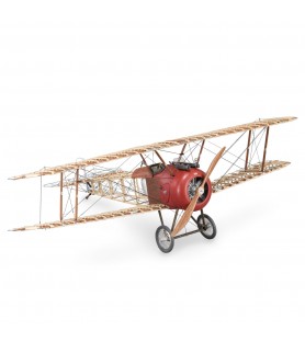 Stíhací letoun Sopwith Camel. dřevěný a kovový model letadla v měřítku 1:16