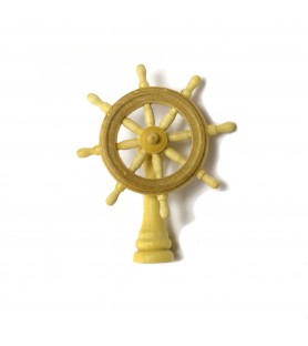 Roue de Gouvernail de 40 mm en Bois pour Modélisme Naval