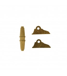 Capstan Horizontal Shape in Walnut Wood 30 mm for Ship... 2