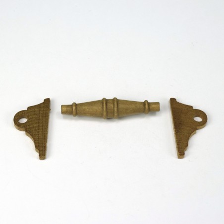 Capstan Horizontalform in Nussbaumholz 50 mm für Schiffsmodellbau