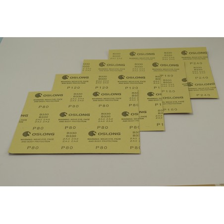 Set grof schuurpapier (80, 120, 180, 240) voor modelbouw