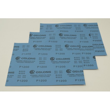 Ensemble de 3 Papiers de Verre Extra Fines (1200, 1500, 2000)