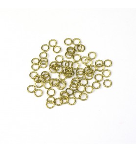 Messingring Durchm. 5 mm (75 Stück)