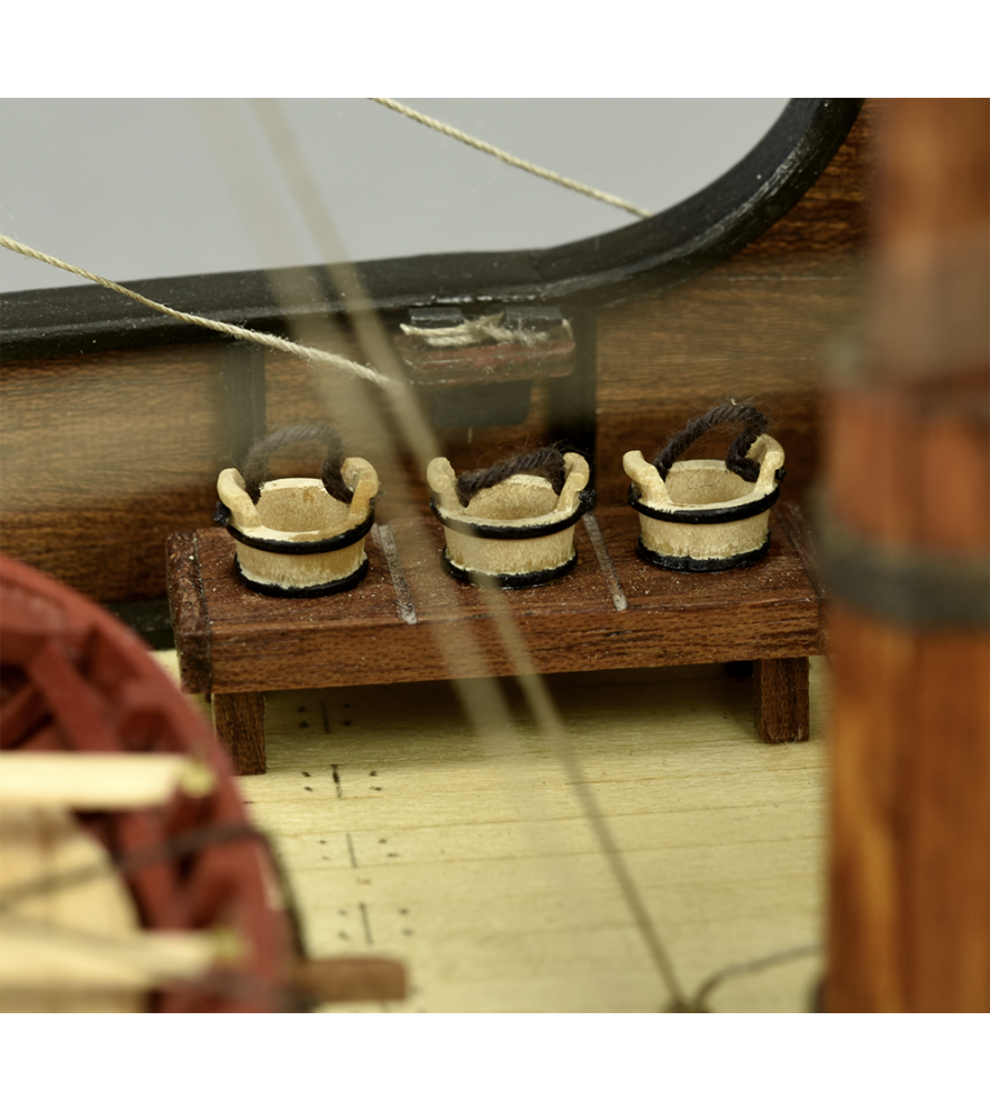 Boxwood Bucket 13 mm (4 pcs.) for Naval Modeling