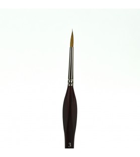 Natural Hair Round Brush with Ergonomic Handle - 3