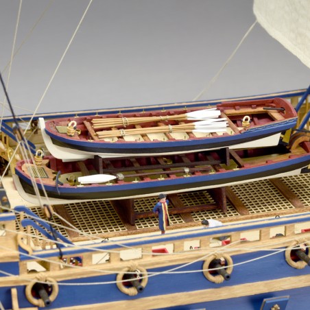 Kriegsschiff Soleil Royal 1:72. Holzmodellschiff 6