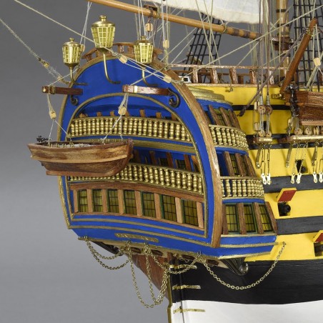 Navío de Línea Santa Ana 1:84. Maqueta de Barco en Madera 7