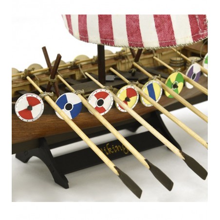 Drakkar Viking 1:75. Houten scheepsmodel 3