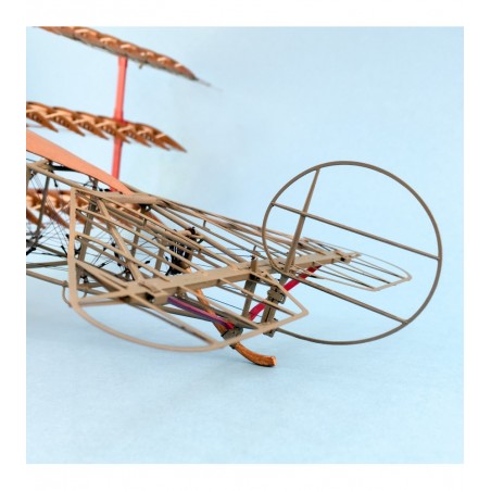 Avion de Chasse Fokker Dr.I 1:16. Maquette en Bois et Métal 9
