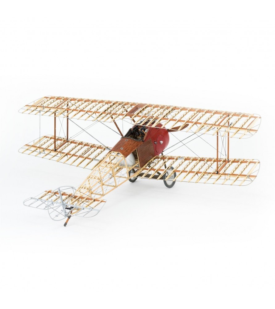Avion de Chasse Sopwith Camel 1:16. Maquette en Bois et Métal 2