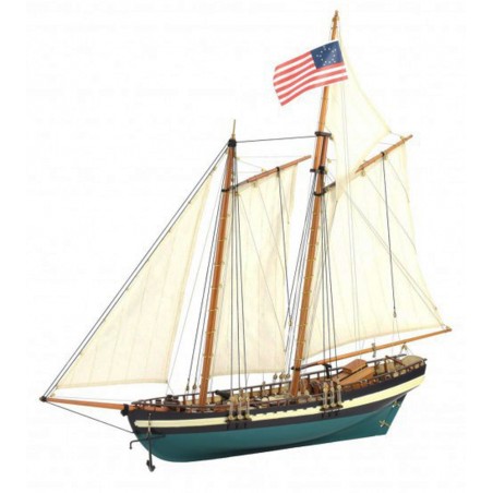 Schooner Virginia Amerikanischer Schoner 1:41 Holzmodellschiff 1
