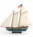 Goleta Virginia American Schooner 1:41. Maqueta de Barco en Madera 2