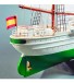 Buque Escuela Juan Sebastián Elcano / Esmeralda 1:250. Maqueta de Barco en Madera y Plástico 4