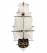 Fregat Hermione La Fayette 1/89. Houten modelschip