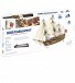 Navio HMS Endeavour 1/65. Modelo de navio em madeira