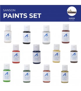 Paints Set for Ship Model: Tugboat Sanson