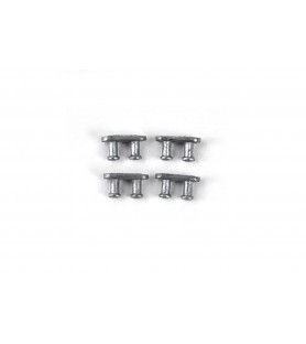 Końcówka metalowa 8 mm (4 sztuki)