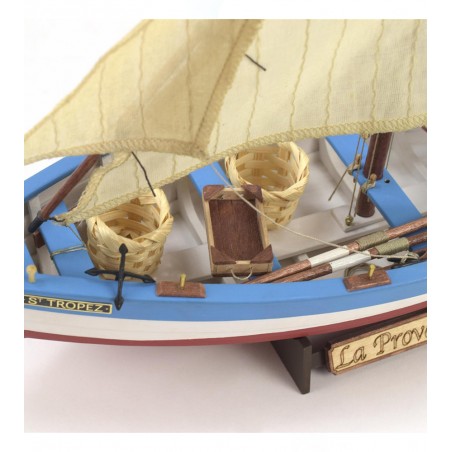 La Provençale 1:20. modelo de barco de pesca em madeira 11