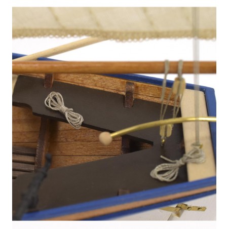 Dinghy HMS Bounty (Jolly Boat) 1:25. Modello di legno in scala 14