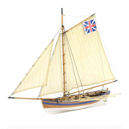 Beiboot HMS Bounty (Jolly Boat) 1:25, Modellschiff aus Holz 4