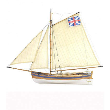 Шлюпка HMS Bounty (Jolly Boat) 1:25. Деревянная модель корабля 3